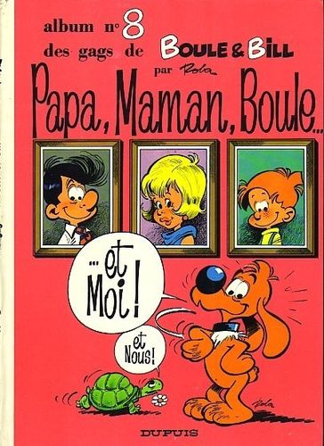 BD Boule et Bill papa maman boule n°8 1992