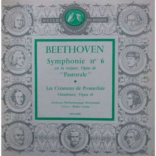 VINYL 33T beethoven walter goher symphonie N°9 -pastorale- 1959