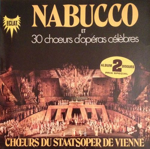 VINYL33T nabucco et 30 choeurs d'opéras célébres franz bauer theussi wilhelm loibner (2lp)1974