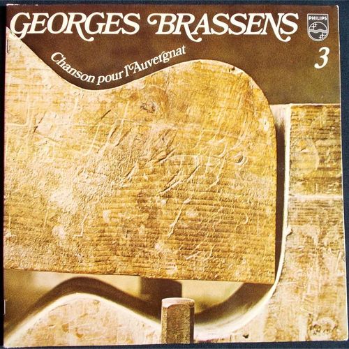 VINYL 33T georges brassens N°3 chanson pour l'auvergant 1976