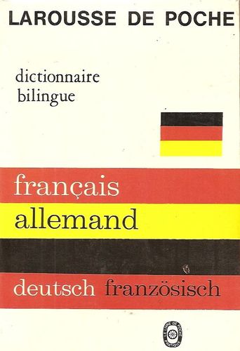 LIVRE Dictionnaire bilingue français allemand larousse de poche