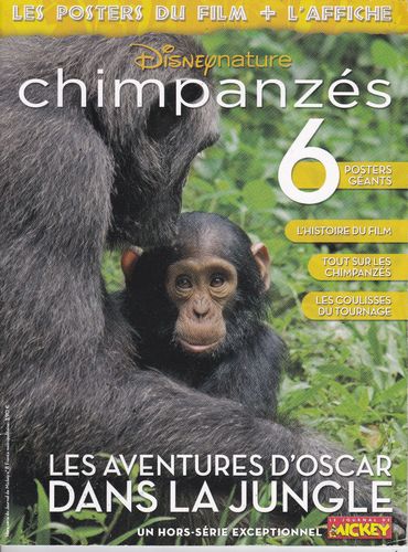 LIVRE magazine Disney nature chimpanzés hors série exceptionnel N°8-2013