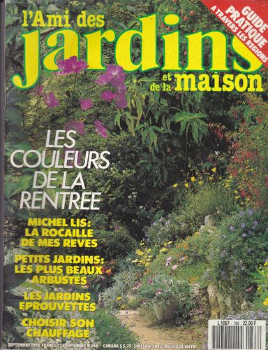 LIVRE revue l'ami des jardins et de la maison N° 766 1990