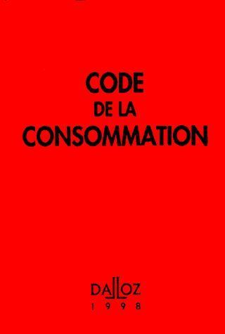 LIVRE code de la consommation dalloz 1998