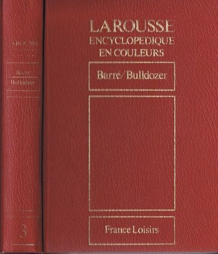 LIVRE Larousse encyclopédique en couleur vol 3 BB1983