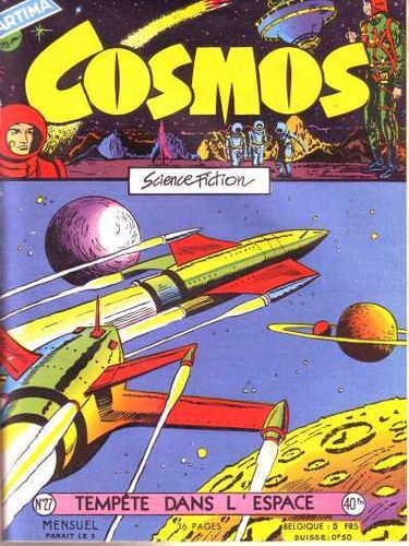 BD cosmos tempete dans l'espace N°27 1959 mensuel