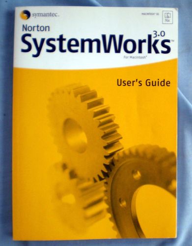 LIVRE norton systemworks 2.0 pour macintosh guide d'utilisation 2002
