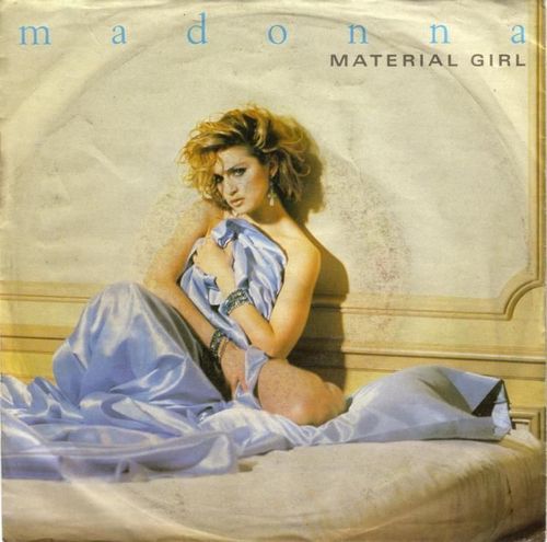 VINYL45T madonna material girl 1985