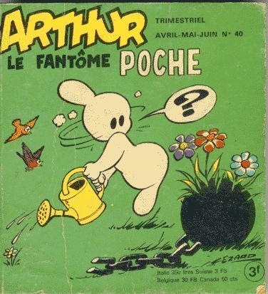BD arthur le fantome poche N°40 - 1974