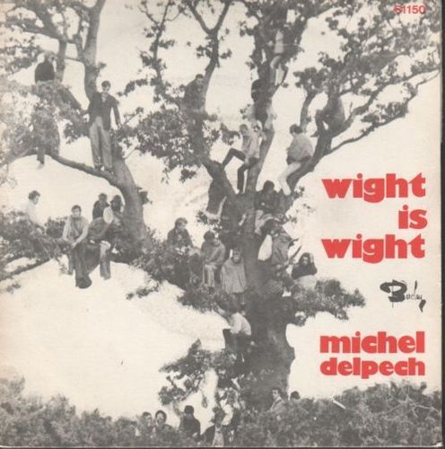 VINYL 45T Michel delpech wight is wight 1969