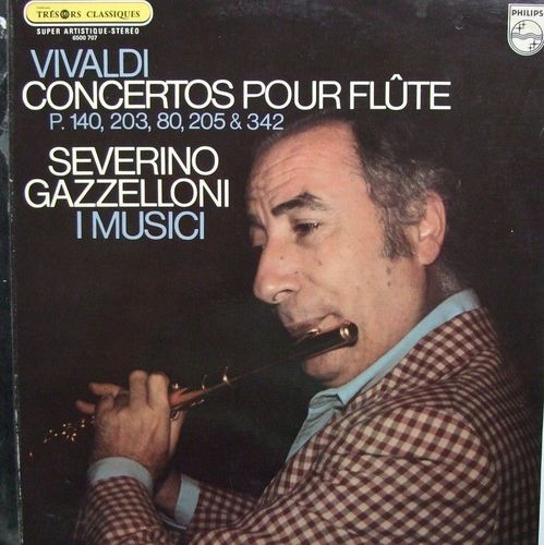 VINYL 33T vivaldi concertos pour flute severino gazzelloni 1974