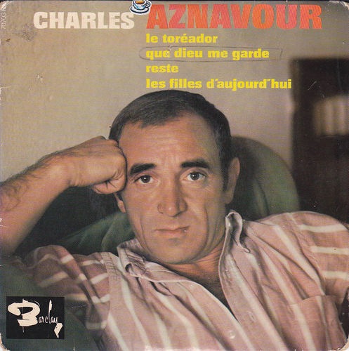 VINYL 45T Charles aznavour le toréador 1965