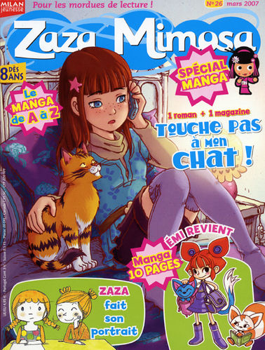 LIVRE revue zaza mimosa spécial manga N°26 2007