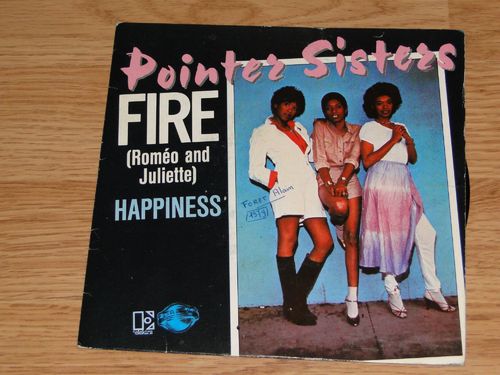 VINYL 45 T pointer sisters fire 1978