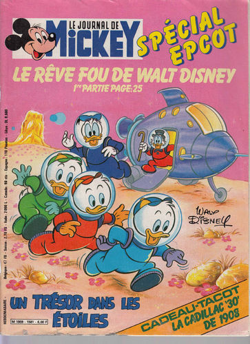 BD le journal de Mickey n°1581-1982