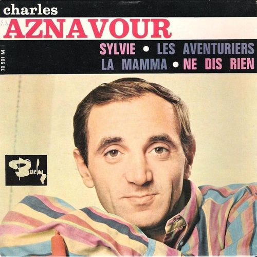 VINYL 45T charles aznavour  Sylvie 1963