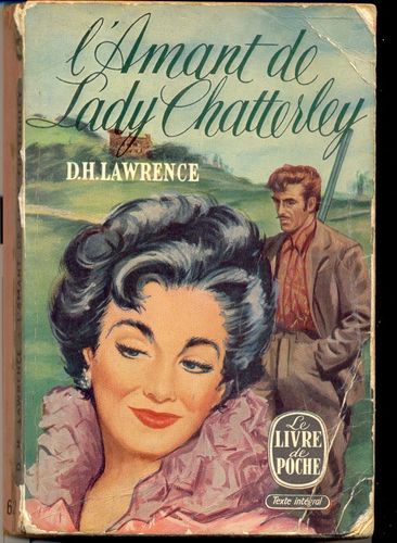 LIVRE d h lawrence l'amant de lady chatterley 1954 LdeP N ° 62-63