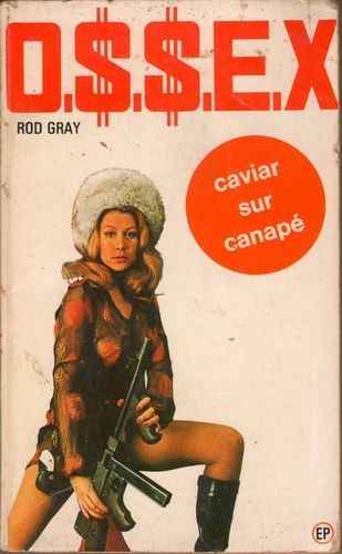 LIVRE ossex rod gray N°4 caviar sur canapé 1972