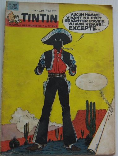 BD Le journal de Tintin N°707- 1962