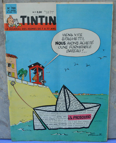 BD Le journal de Tintin N°709- 1962
