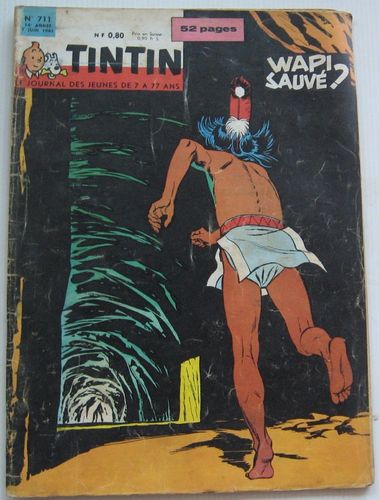 BD Le journal de Tintin N°711- 1962