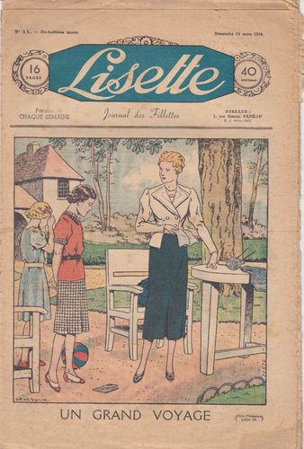 bd Lisette magazine N°11 - 1938