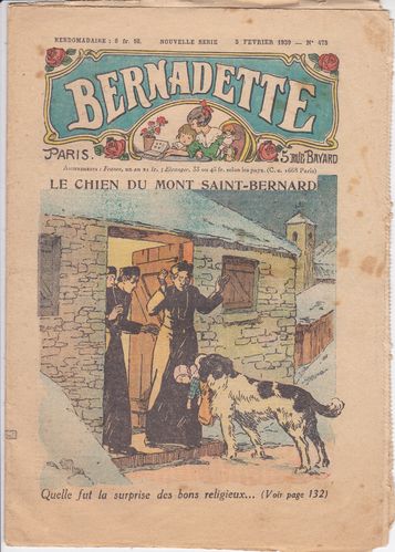 BD hebdomadaire Bernadette N° 475- 1939
