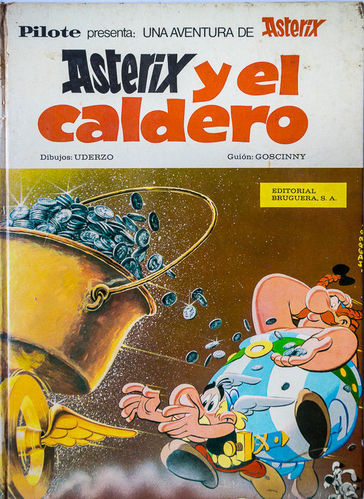 BD Astérix y el caldero 1970 espagnol