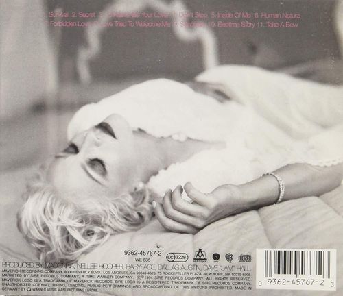 CD Madonna Bedtime stories 1994