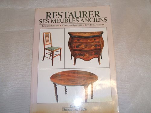 LIVRE Jacques bonnery restaurer ses meubles anciens 1986