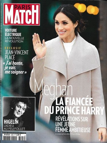 LIVRE Magazine Paris Match n°3596 avril 2018