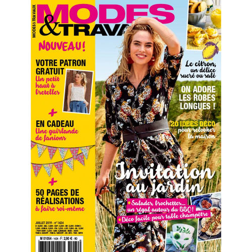 LIVRE Magazine mode & travaux n°1424 juillet 2019