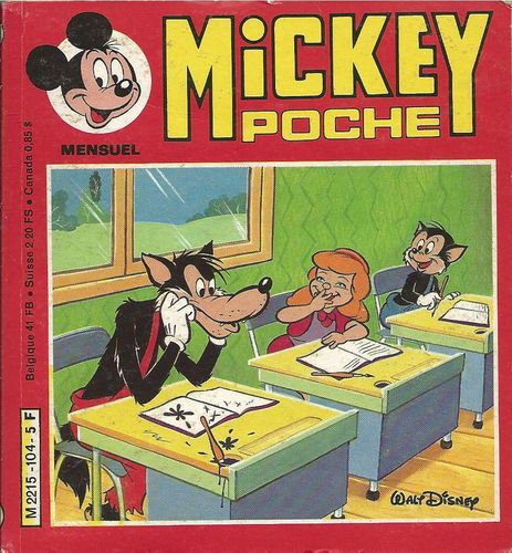 BD mickey poche N°104 1982