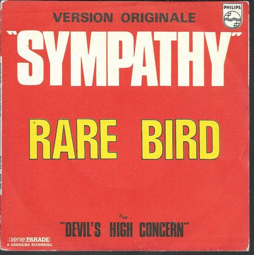 VINYL 45 T rare bird sympathy  1970