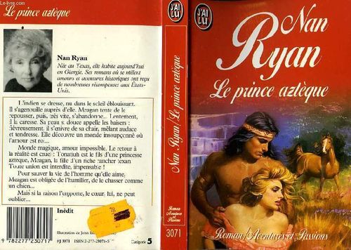 LIVRE Nan Ryan Le prince aztèque 1991 j' ai lu n°3071