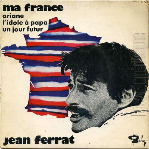 VINYL 45T jean ferrat Ma France BIEM 1969