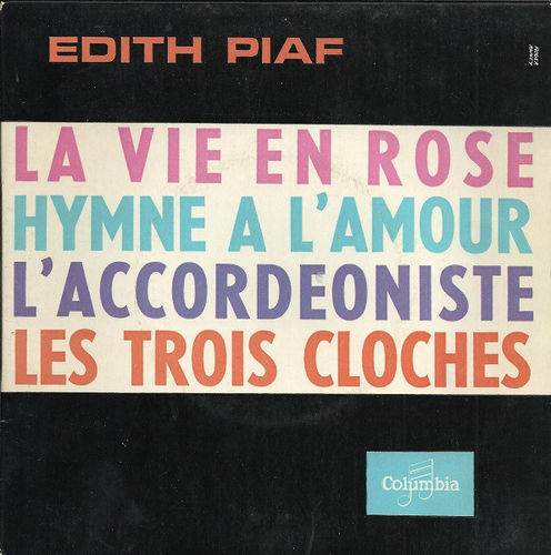 VINYL 45 T Edith piaf La vie en rose BIEM 1967
