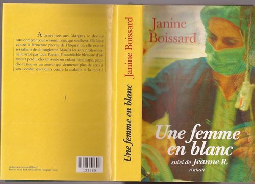 LIVRE Janine Boissard Une femme en blanc Roman 1996