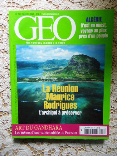 LIVRE Geo magazine 2003 N°298