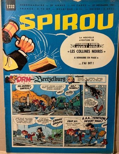 BD Spirou N° 1232  1961