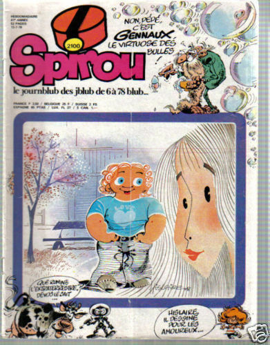 BD Spirou N° 2100  1978