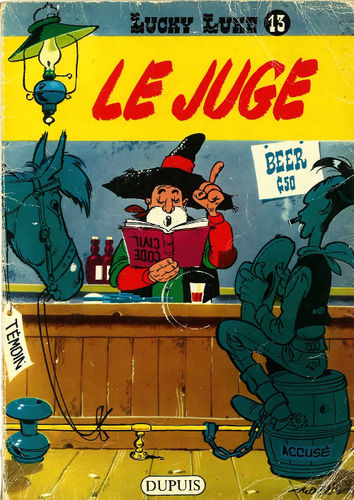 BD Lucky Luke le juge N°13 - 1972