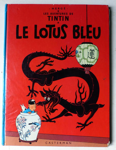 BD tintin le lotus bleu 1982 - Casterman
