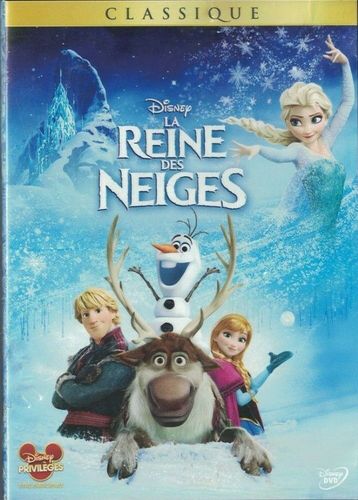 DVD La reine des neiges Disney 2014