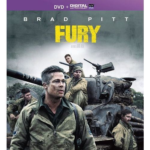 DVD Fury Brad Pitt 2014