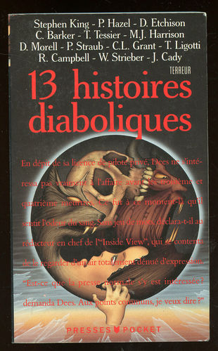 LIVRE 13 histoires diaboliques Pocket n°9075-1992