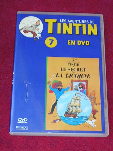DVD les aventures de tintin N°7 le secret de la licorne 2003