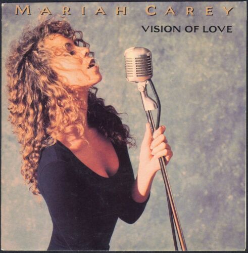 VINYL 45T Mariah Carey vision of love 1990