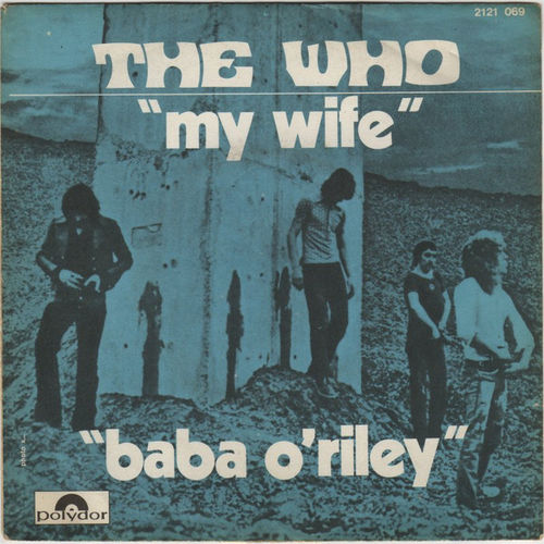 VINYL 45T the who my wife 1971