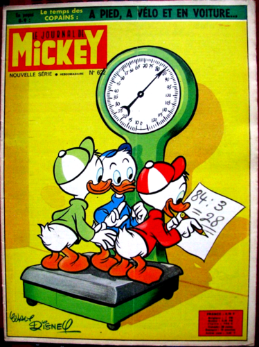 BD Le journal de mickey N°622-1964